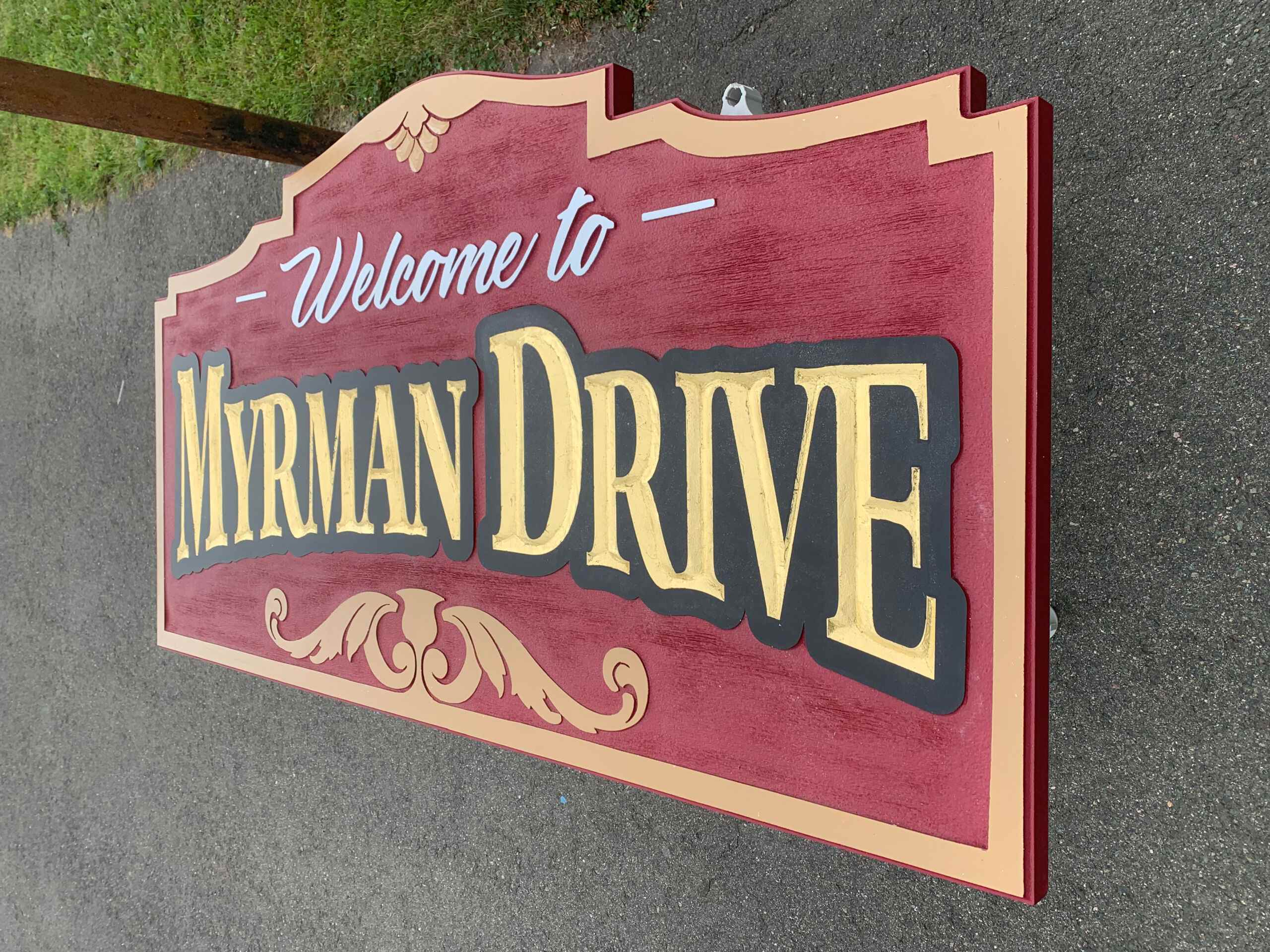 Myrman Drive Sign