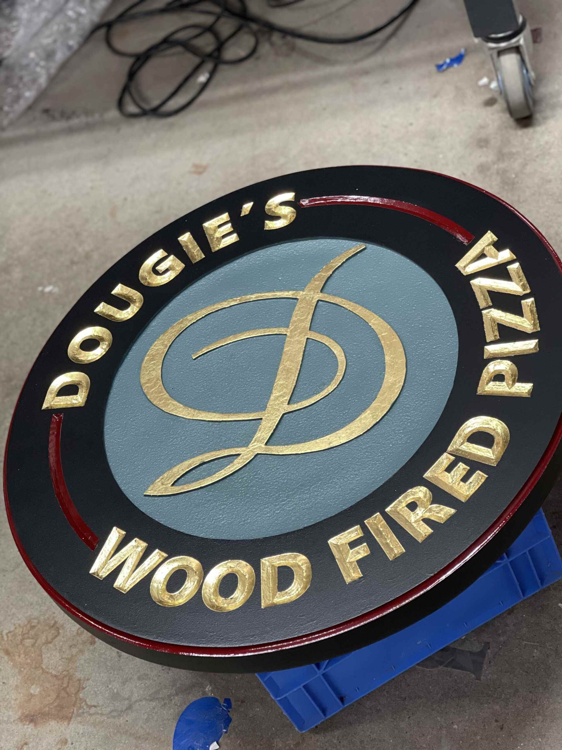 Dougie’s Wood Fired Pizza Sign